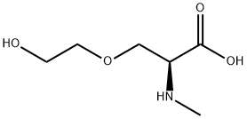 O-(2-hydroxyethyl)-N-methyl-L-serine Structure