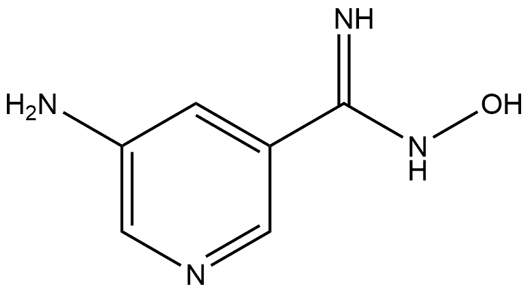 5-Amino-N-hydroxy-3-pyridinecarboximidamide Structure