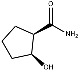 Cyclopentanecarboxamide, 2-hydroxy-, (1R,2S)- 구조식 이미지