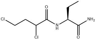 (R)-N-(1-amino-1-oxobutan-2-yl)-4-chlorobutanamide 구조식 이미지