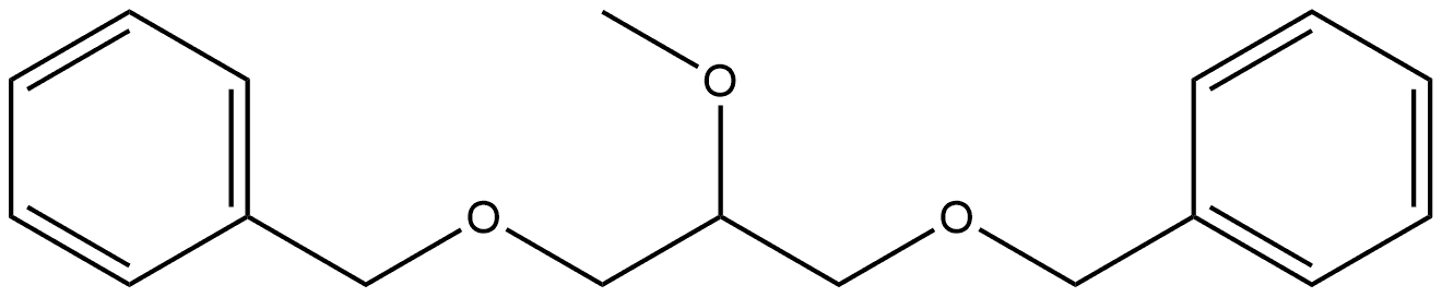 1,1′-[(2-Methoxy-1,3-propanediyl)bis(oxymethylene)]bis[benzene] 구조식 이미지