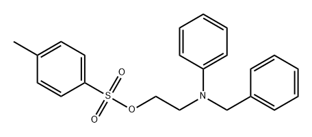 Ethanol, 2-[phenyl(phenylmethyl)amino]-, 1-(4-methylbenzenesulfonate) Structure