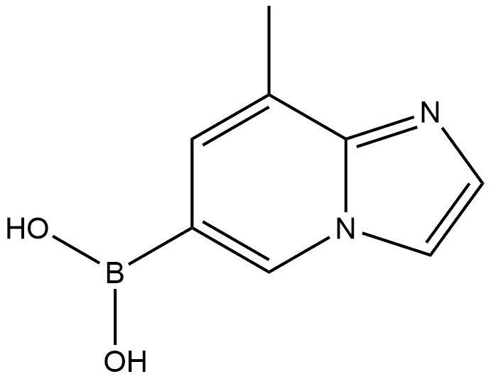 (8-Methylimidazo[1,2-a]pyridin-6-yl)boronic acid 구조식 이미지