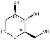 2H-1,2-Oxazine-4,5-diol, tetrahydro-6-(hydroxymethyl)-, (4R,5S,6R)-rel- (9CI) 구조식 이미지