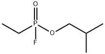 Phosphonofluoridic acid, P-ethyl-, 2-methylpropyl ester Structure