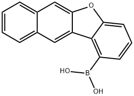 Naphtho[2,3-B]benzofuran-1-ylboronic acid 구조식 이미지