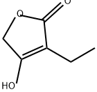 2(5H)-Furanone, 3-ethyl-4-hydroxy- 구조식 이미지