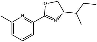 Pyridine, 2-[(4S)-4,5-dihydro-4-(1-methylpropyl)-2-oxazolyl]-6-methyl- Structure