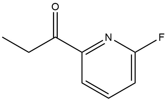 1-(6-fluoropyridin-2-yl)propan-1-one Structure