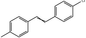 Benzene, 1-chloro-4-[2-(4-methylphenyl)ethenyl]- Structure