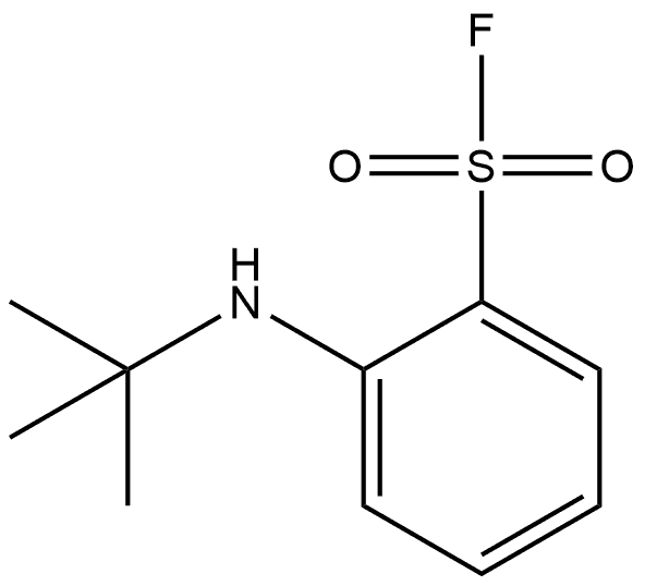 2-(tert-butylamino)benzenesulfonyl fluoride Structure