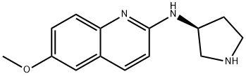 2-Quinolinamine, 6-methoxy-N-(3S)-3-pyrrolidinyl- Structure