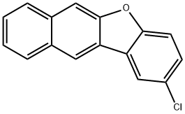 Benzo[b]naphtho[2,3-d]furan, 2-chloro- Structure