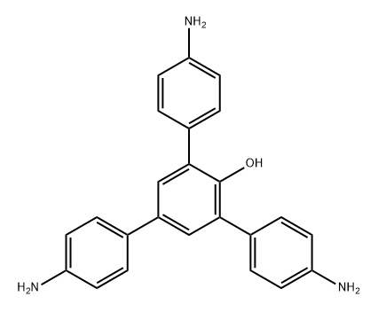 [1,1':3',1''-Terphenyl]-2'-ol, 4,4''-diamino-5'-(4-aminophenyl)- 구조식 이미지