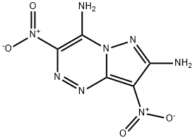 Pyrazolo[5,1-c][1,2,4]triazine-4,7-diamine, 3,8-dinitro- Structure