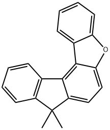 8,8-Dimethyl-8H-benzo[b]fluoreno[4,3-d]furan Structure