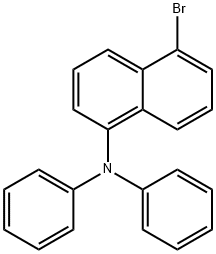 5-bromo-N,N-diphenylnaphthalen-1-amine Structure