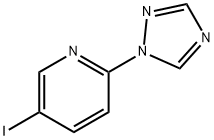 5-iodo-2-(1H-1,2,4-triazol-1-yl)pyridine Structure