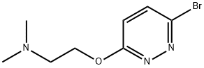 Ethanamine, 2-?[(6-?bromo-?3-?pyridazinyl)?oxy]?-?N,?N-?dimethyl- Structure