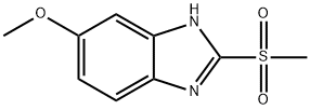 2-Methanesulfonyl-6-methoxy-1H-benzimidazole Structure