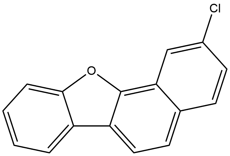 Benzo[b]naphtho[2,1-d]furan, 2-chloro- Structure
