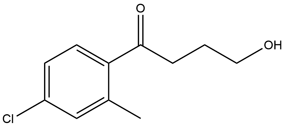 1-(4-Chloro-2-methylphenyl)-4-hydroxy-1-butanone Structure