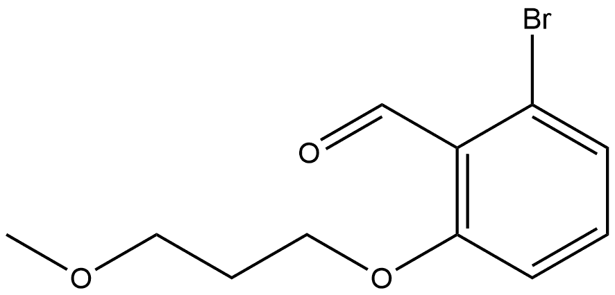 2-Bromo-6-(3-methoxypropoxy)benzaldehyde Structure