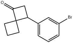 3-(3-bromophenyl)spiro[3.3]heptan-1-one Structure