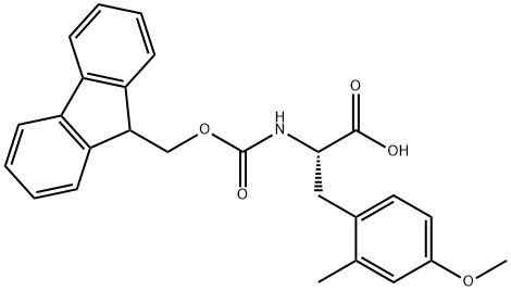 L-Tyrosine, N-[(9H-fluoren-9-ylmethoxy)carbonyl]-O,2-dimethyl- Structure