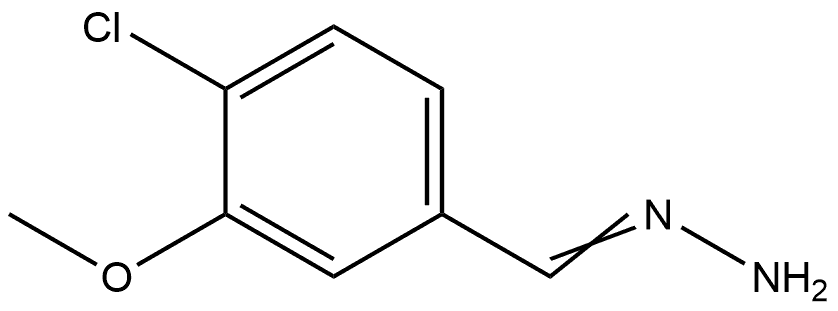 4-Chloro-3-methoxybenzaldehyde hydrazone Structure