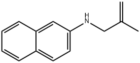 2-Naphthalenamine, N-(2-methyl-2-propen-1-yl)- Structure