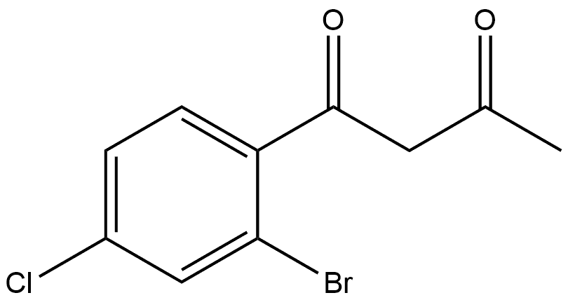 1-(2-Bromo-4-chlorophenyl)-1,3-butanedione Structure