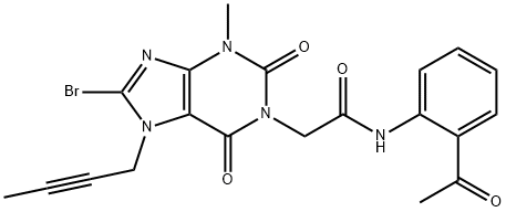 Linagliptin impurity KH-2 구조식 이미지