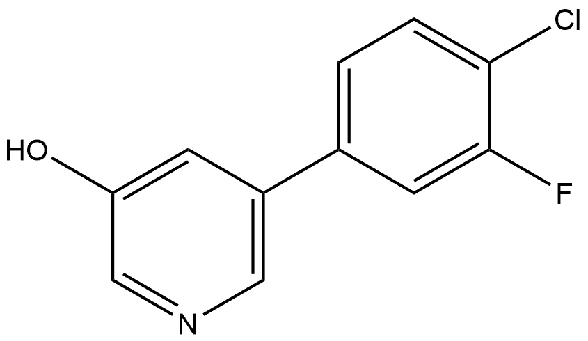 5-(4-Chloro-3-fluorophenyl)-3-pyridinol Structure