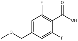 2,6-difluoro-4-(methoxymethyl)benzoic acid Structure