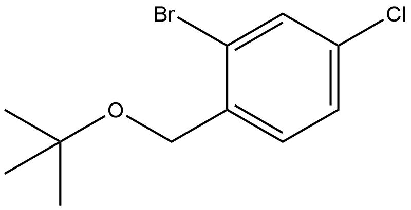 2-Bromo-4-chloro-1-[(1,1-dimethylethoxy)methyl]benzene Structure