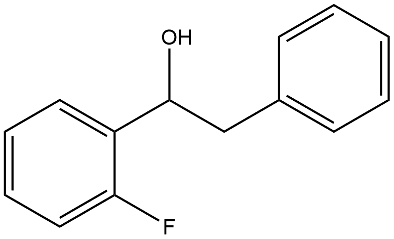 α-(2-Fluorophenyl)benzeneethanol Structure