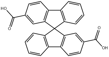 9,9'-Spirobi[9H-fluorene]-2,2'-dicarboxylic acid Structure