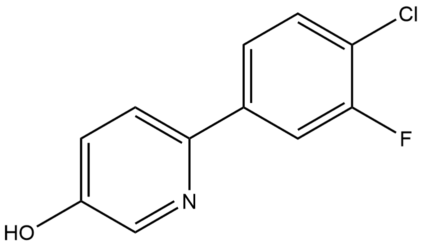 6-(4-Chloro-3-fluorophenyl)-3-pyridinol Structure