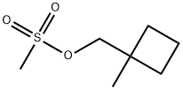 Cyclobutanemethanol, 1-methyl-, 1-methanesulfonate Structure