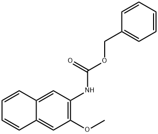 Benzyl (3-methoxynaphthalen-2-yl)carbamate 구조식 이미지