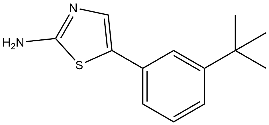 5-(3-(Tert-butyl)phenyl)thiazol-2-amine Structure