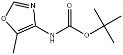 1,1-Dimethylethyl N-(5-methyl-4-oxazolyl)carbamate 구조식 이미지