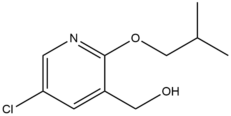 5-Chloro-2-(2-methylpropoxy)-3-pyridinemethanol Structure