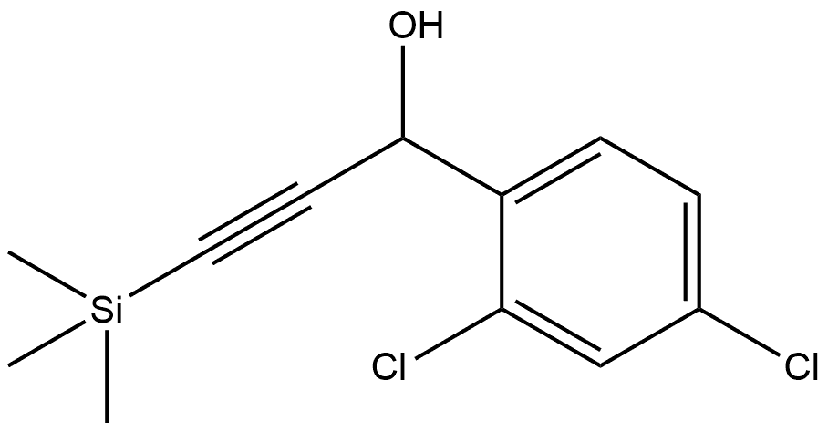 2,4-Dichloro-α-[2-(trimethylsilyl)ethynyl]benzenemethanol Structure