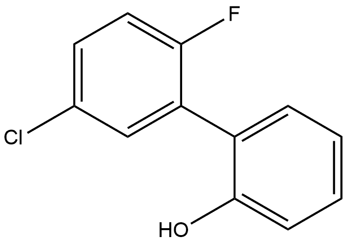 5 ' - chloro - 21 - fluoro- [ 1,1 ' - biphenyl ] -2 - ol Structure