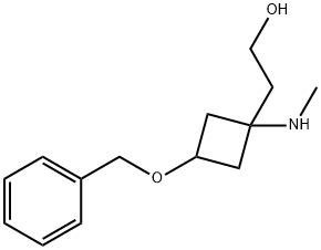 Cyclobutaneethanol, 1-(methylamino)-3-(phenylmethoxy)- 구조식 이미지