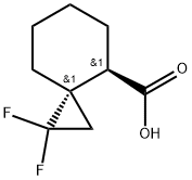 (3S,4R)-1,1-Difluorospiro[2.5]octane-4-carboxylic acid 구조식 이미지