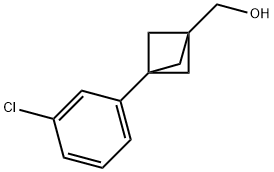 Bicyclo[1.1.1]pentane-1-methanol, 3-(3-chlorophenyl)- Structure