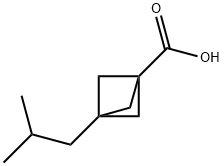 3-(2-methylpropyl)bicyclo[1.1.1]pentane-1-carbox
ylic acid Structure